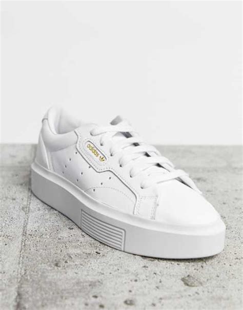 adidas weisse sneaker|adidas white shoes.